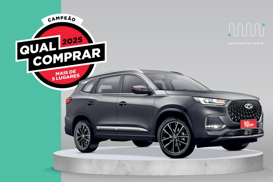 Qual Comprar 2025: Caoa Chery Tiggo 8 Pro é um SUV médio que comporta até sete ocupantes
